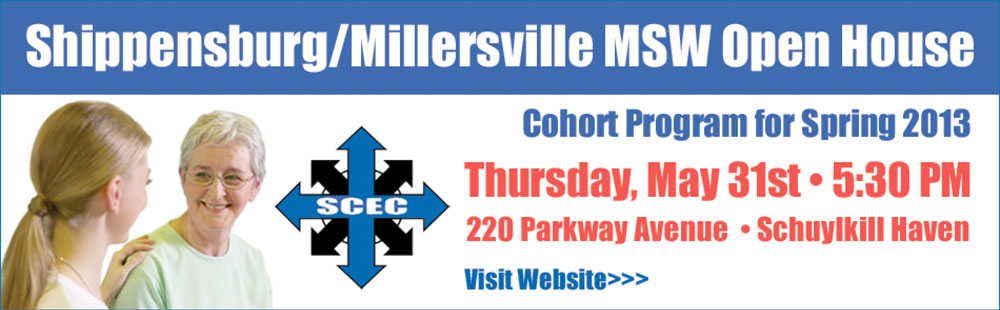 Shippensburg Millersville MSW Open House